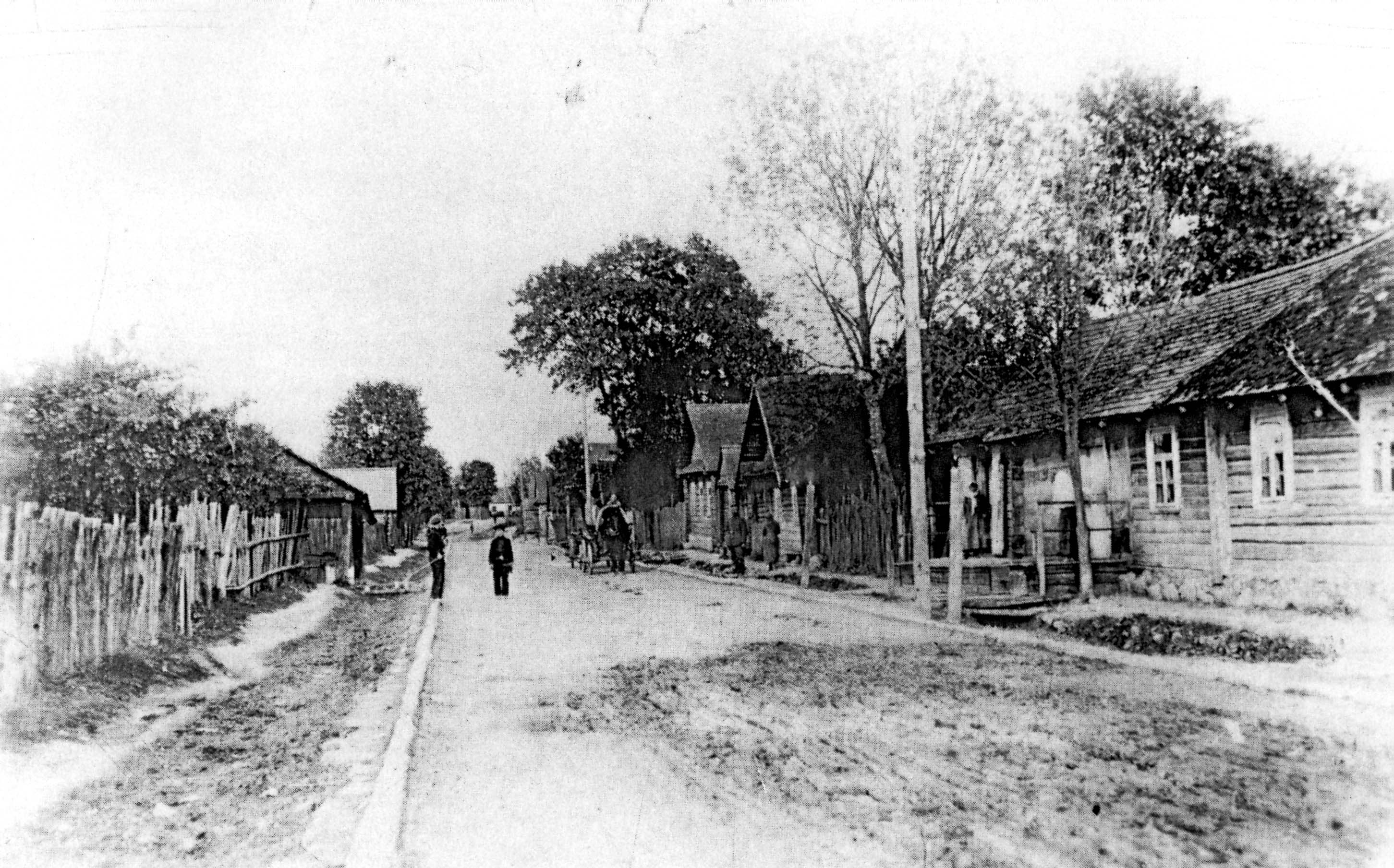 A street in Grozovo before World War II
